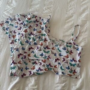 Wednesday’s Girl matching butterfly set